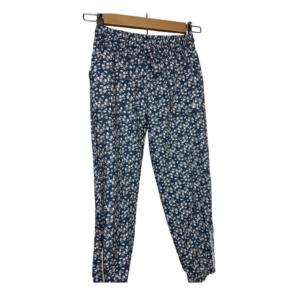 Albion Grey Floral Pants Girl's Sz. 10